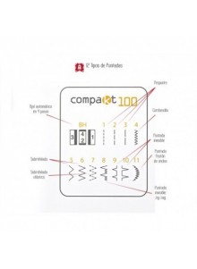 Maquinas de Costura Alfa COMPAKT 100