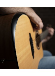 Guitarra Acustica Oqan QGA-100 CE SOLID NAT (PREAMP)