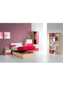 Quarto Criança Completo Kids Maple Rosa Branco