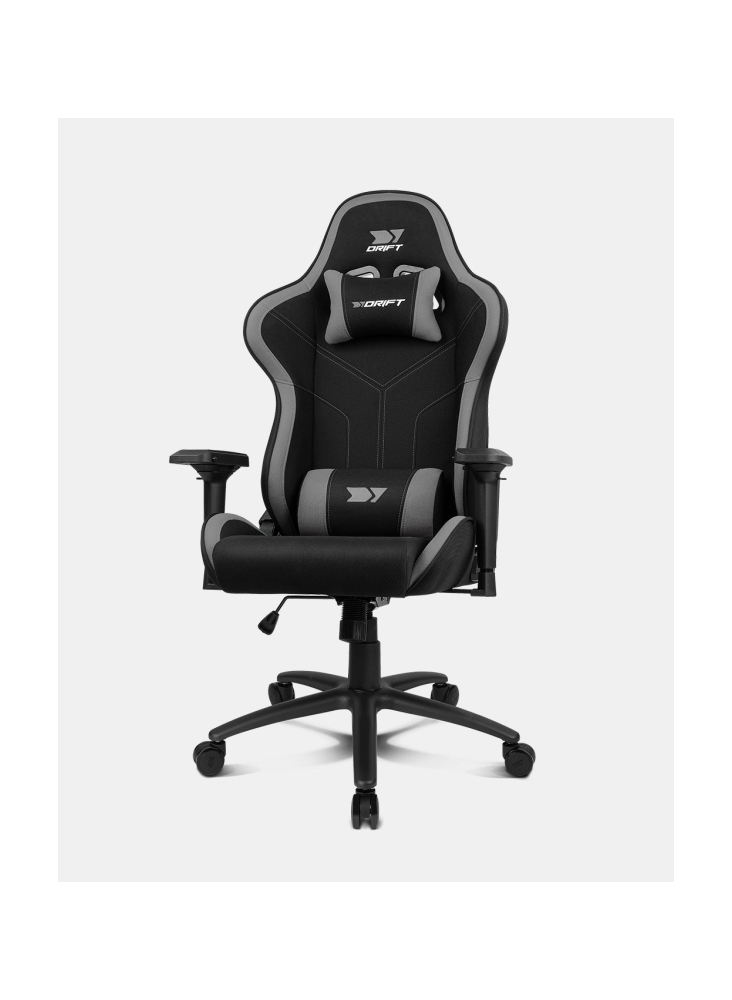 SILLA GAMING DRIFT DR110 TEJIDO NEGRA GRIS