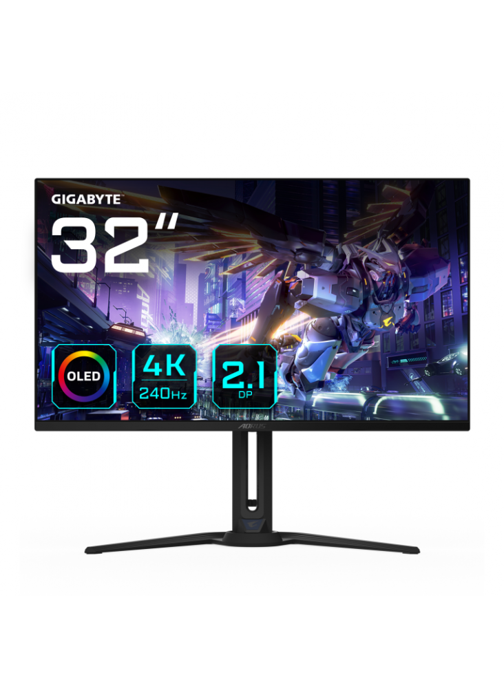 MONITOR GAMING GIGABYTE AORUS FO32U2P EK 32" 3840x2160 UHD MONITOR GAMING GIGABYTE AORUS FO32U2P EK 32" 3840x2160 UHD