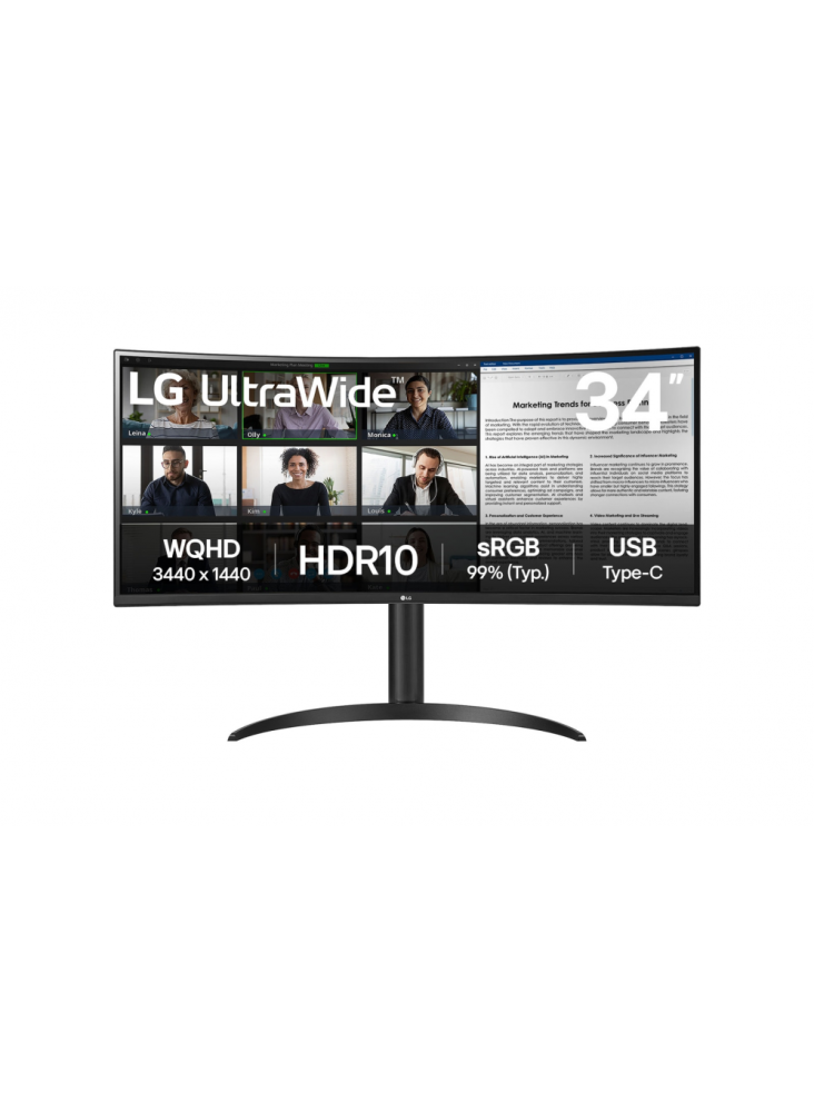 MONITOR CURVO LG ULTRAWIDE 34" QHD HDMI DP MONITOR CURVO LG ULTRAWIDE 34" QHD HDMI DP