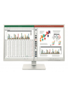 MONITOR LG 27" 27BK55YP-W FHD IPS 5MS HDMI DP REGULABLE EN ALTURA BLANCO