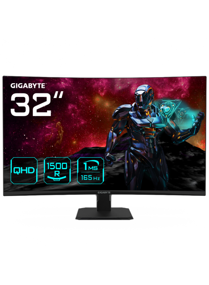 MONITOR GAMING GIGABYTE GS32QC 32" 2560X1440 VA 2K