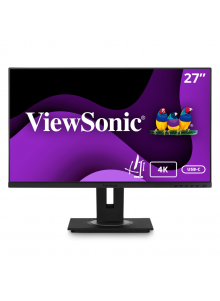 MONITOR VIEWSONIC 27" UHD IPS HDMI DP-INOUT USB-C RJ45 USB MULTI ERGO PIVOT