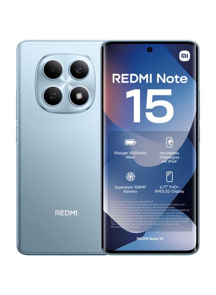 Xiaomi Redmi Note 15 128 GB Glacier Blue