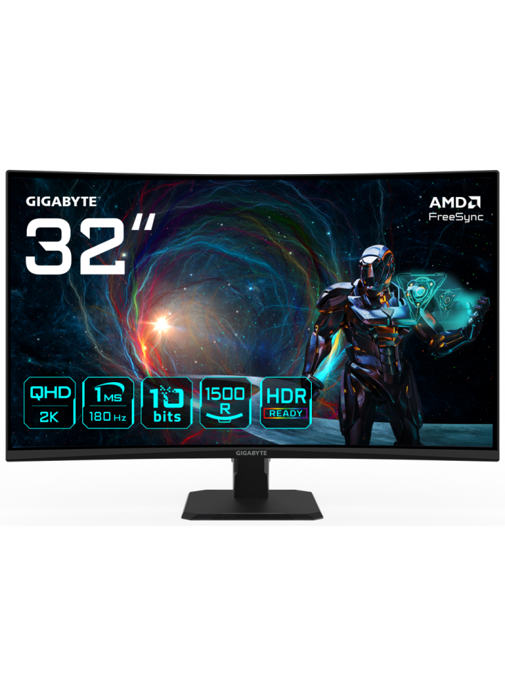 Monitor Gigabyte 20VM0-GS32QCABM-1UR 31.5" Quad HD