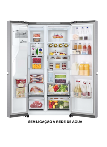 FRIGORÍFICO SIDE BY SIDE LG - GSLE91MBAB