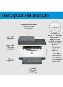 Impressora Laser/Led Hp LaserJet M234sdn