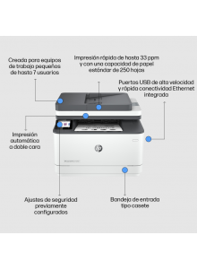 Impressora Multifunções Hp LaserJet Pro 3102fdn