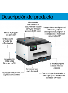 Impressora Multifunções Hp OfficeJet Pro 9130b