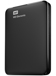 Western Digital 4TB, 2.5", USB 3.0, Negro