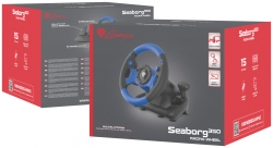 GENESIS Volante 180°, Pedal, 15 botões, USB Type-A, 270 x 315 x 280 mm