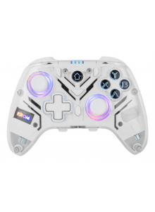 Krom NXKROMKRYSTAL, Gamepad, Android, Nintendo Switch, Nintendo Switch 2, PC, iOS, Cruceta, Botón de inicio, Botón turbo, Analóg